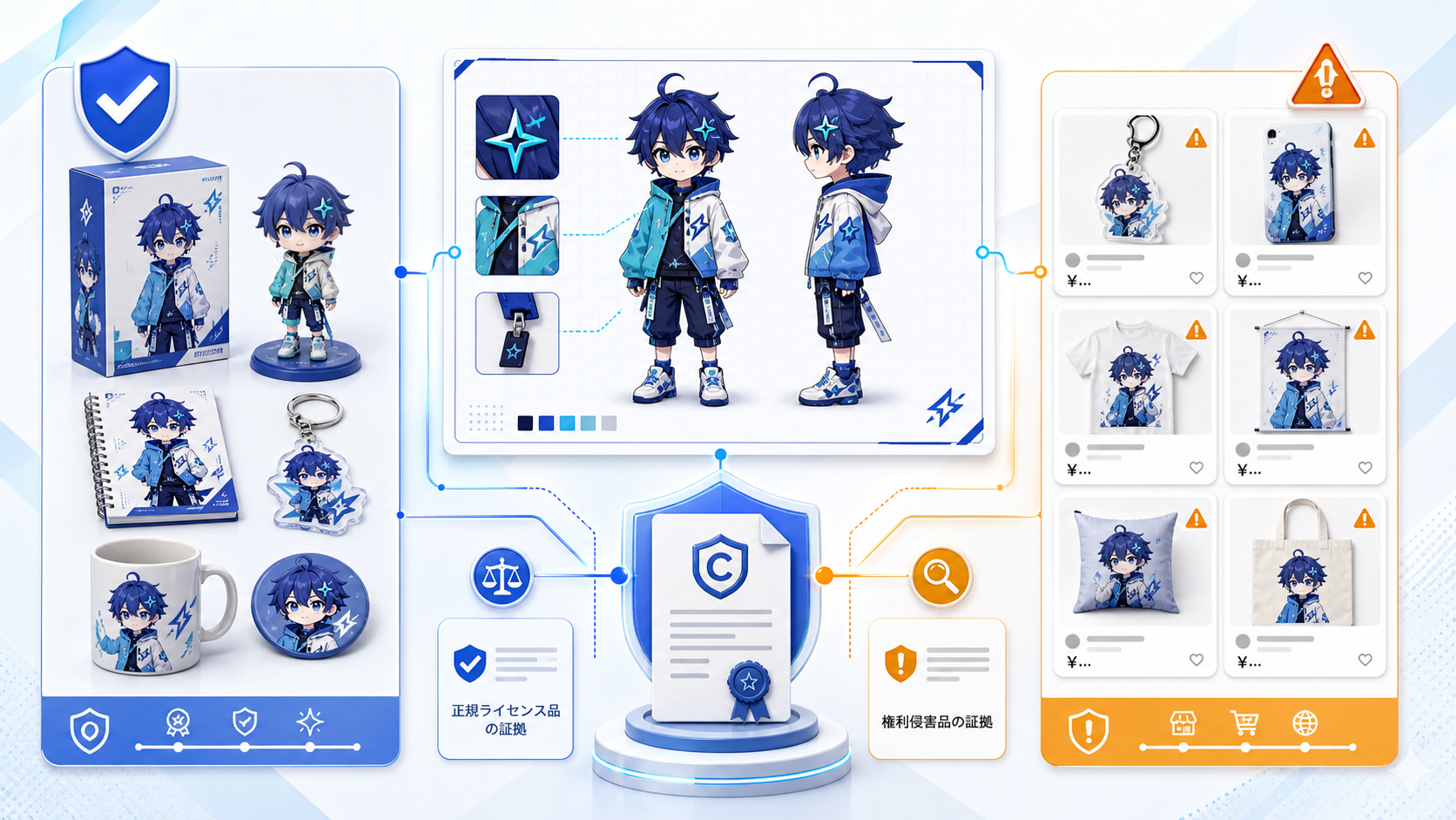 キャラクターの著作権を使った模倣品対策